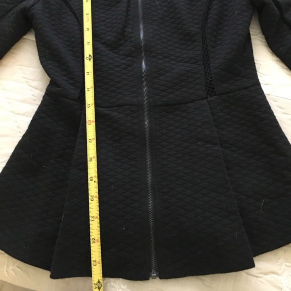 Super cute black peplum jacket! - Picture 3 of 6